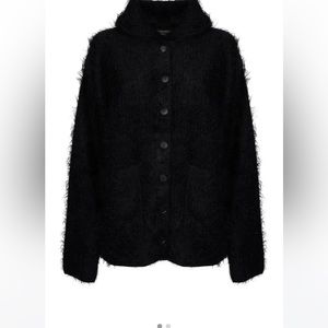 Balenciaga hooded brushed